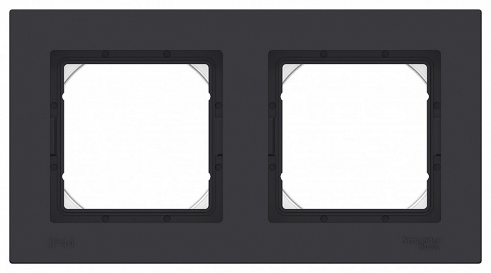 Systeme Electric AtlasDesign Aqua Карбон Рамка 2-ая IP44