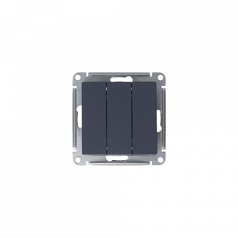 Systeme Electric AtlasDesign Грифель Выключатель 3-клавишный сх.1+1+1, 10АХ, механизм