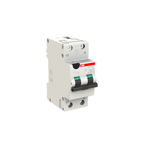 ABB  DS201CR Дифф. автомат (АВДТ) 2-пол. (1P+N)  6А C  30мА тип AC  6кА