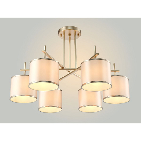 Люстра на штанге Crystal Lux SERGIO PL6 GOLD