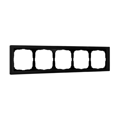 Systeme Electric ArtGallery Pure Матовое органическое стекло Черный Рамка 5-ая