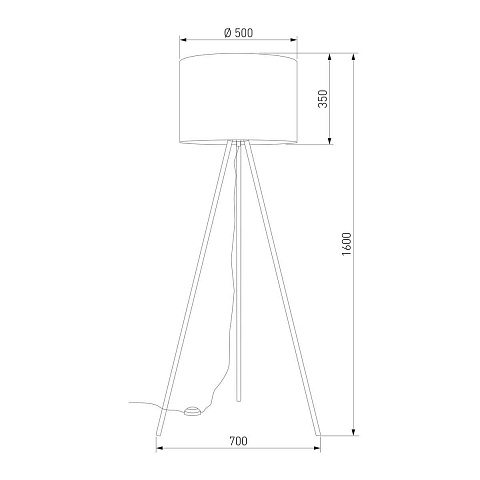 Торшер TK Lighting 16036 Umberto