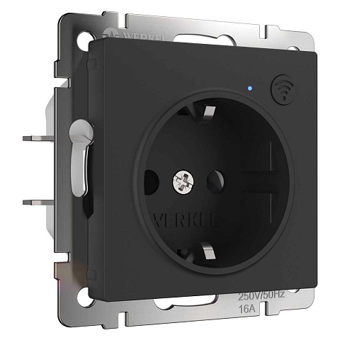 Розетка Wi-Fi Werkel (Умный дом) черный матовый W1171608 a056422