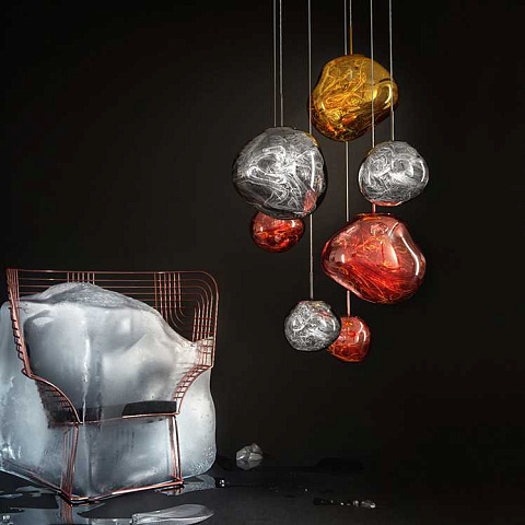 Подвесной светильник Imperium Loft Tom Dixon Melt Pendant Silver D50 233055-22
