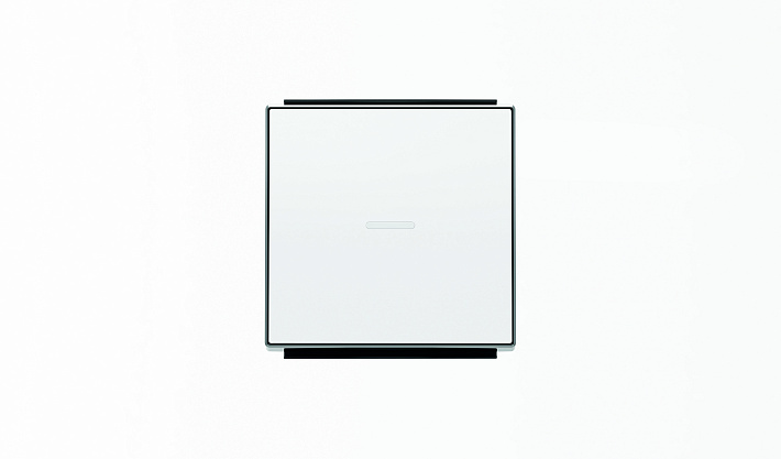 ABB SKY Альпийский белый Клавиша для 1-клавишных выключателей/переключателей/кнопок с линзой подсветки