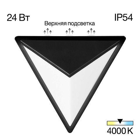Светильник настенный Citilux CLU0804BK