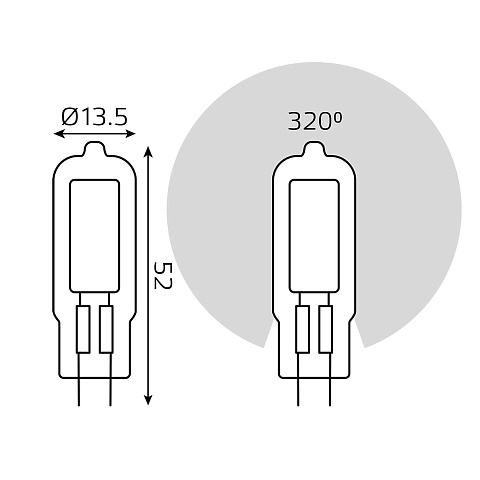 Светодиодная лампа Gauss 107807205