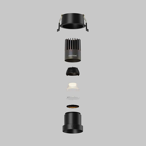Встраиваемый светильник Maytoni DL116-10W-3K-B