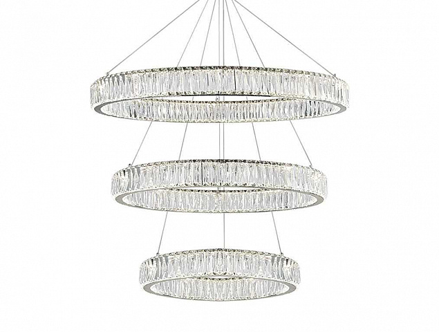 Вертикальная композиция Newport 8240 из трех колец хром №10 S8240_028CH
