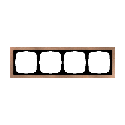 Systeme Electric ArtGallery Pure Металл Медь Рамка 4-ая