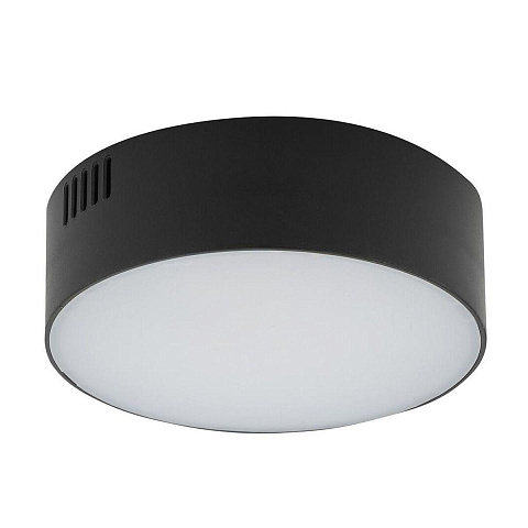 Потолочный cветильник Nowodvorski Lid Round Led Black 10415