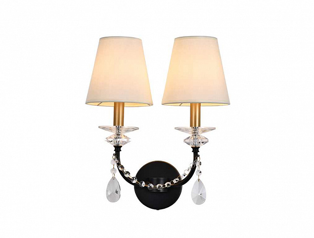 Бра Newport 3972/A black+brass
