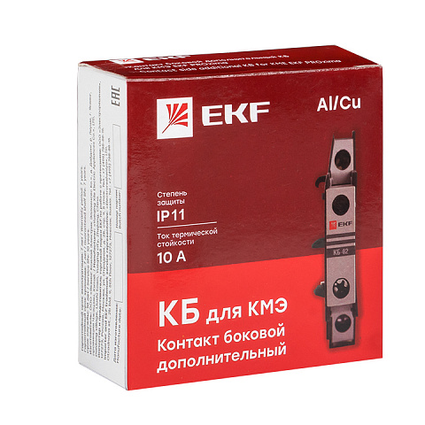 EKF PROxima Контакт боковой дополнительный КБ-11 1NO+1NC для КМЭ