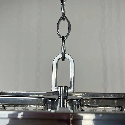 Подвесная люстра Imperium Loft Rh 1920S Odeon Clear Glass Fringe Chrome 228792-22