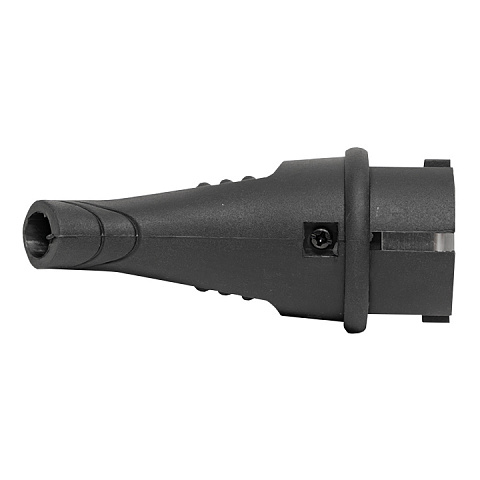 EKF Basic Вилка угловая каучуковая с кольцом 230В 2P+PE 16A IP44