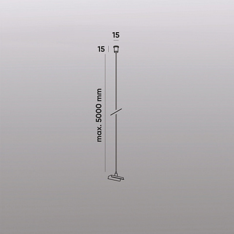 Подвесной комплект Denkirs TR2127-BK