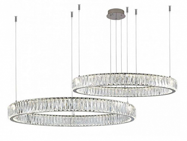 Горизонтальная композиция Newport 8240 из двух колец хром №16 S8240_034CH