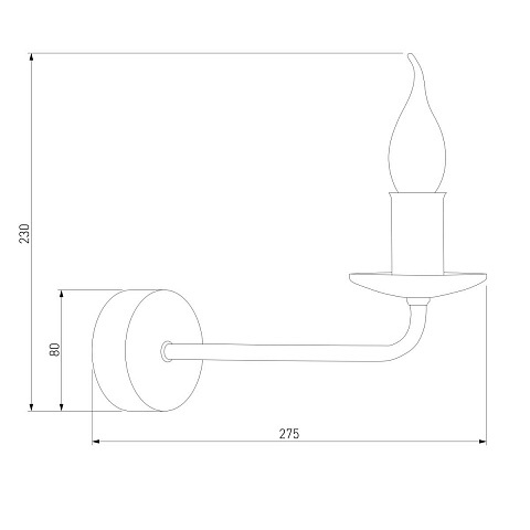 Бра TK Lighting 4611 Limal a065123
