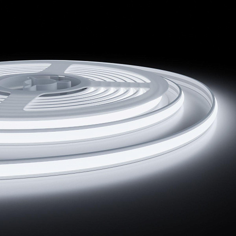 Светодиодная лента Apeyron 10W/m 528LED/m COB холодный белый 5М 00-409