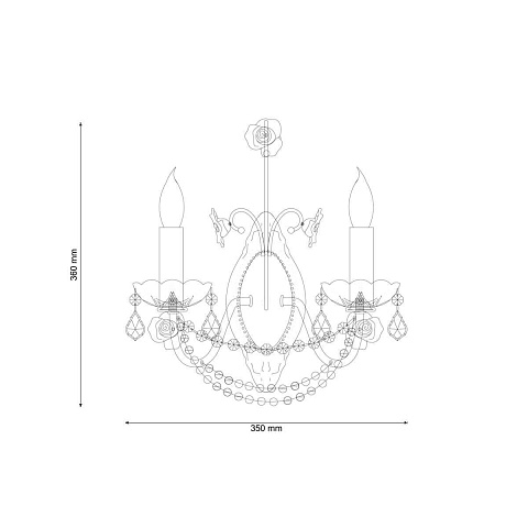 Бра Lucia Tucci Fiori Di Rose W186.2