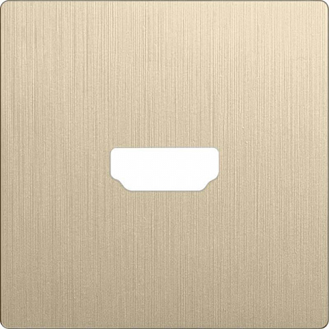 Накладка Werkel для розетки HDMI шампань рифленый WL10-HDMI-CP 4690389128332