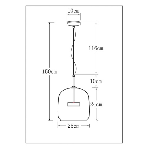 Подвесной светильник ARTE Lamp A2404SP-23AM