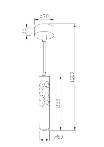 Подвесной светильник Maytoni P037PL-L11W4K