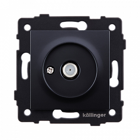 Розетка спутниковая SAT, черный Kollinger REA-020BK для Aspekt, Eleganz, Reflex
