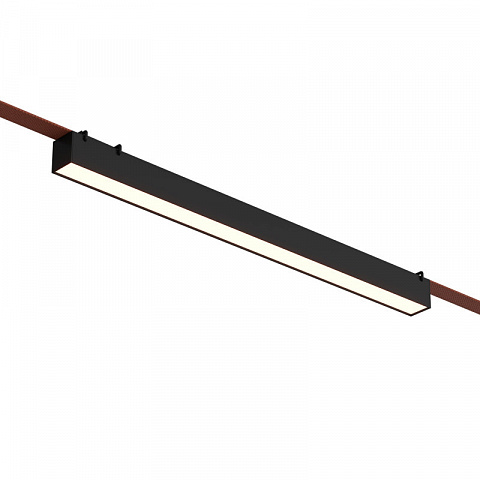 DK5676-BK Cветильник для трека-ремня Belty Smart, серия Linear, со светодиодом, L642*W40*H45мм, 48V DC, 24W, RA90, 120°, 2700-6500K, IP20, черный, алюминий