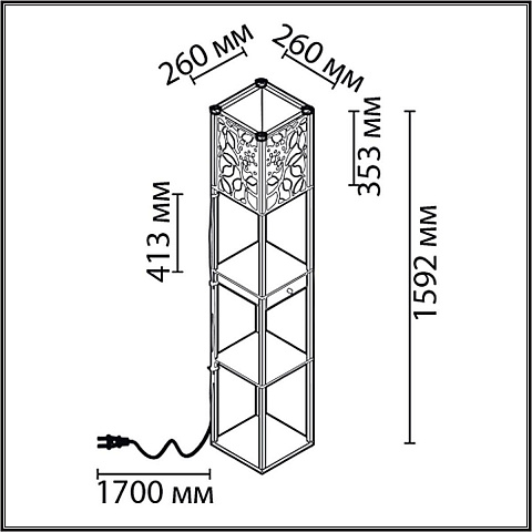 Торшер LUMION 8092/1F