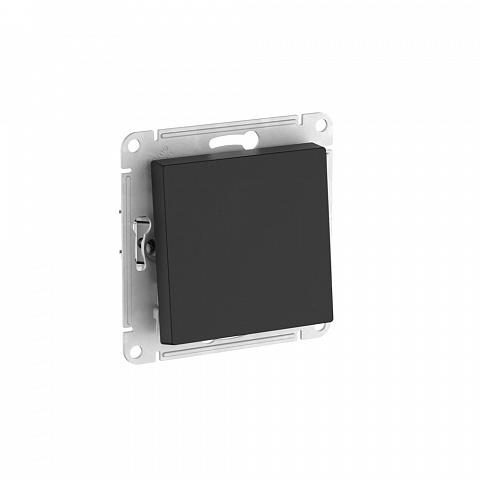 Systeme Electric AtlasDesign Карбон Переключатель 1-клавишный, сх.6, 10АХ, мех., быстрозажим. клем.