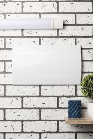 EKF PROxima Щит распределительный ЩРВ-П-18 "SlimBox" белая дверца IP41
