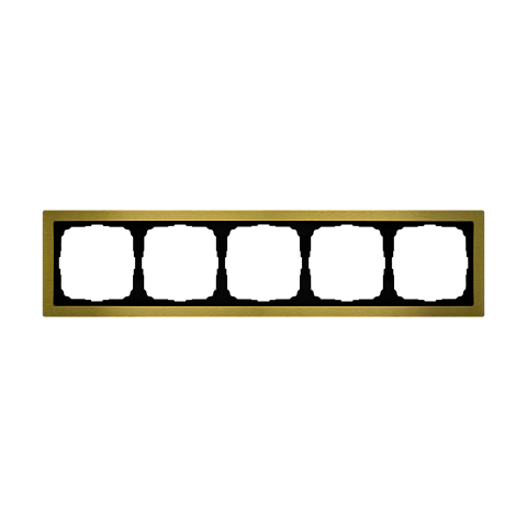 Systeme Electric ArtGallery Pure Металл Золото Рамка 5-ая