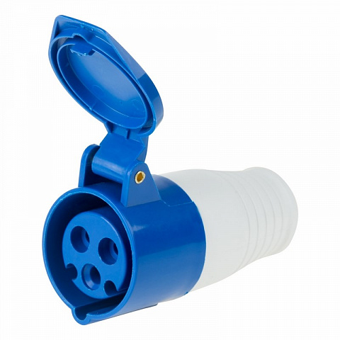 Розетка 213 переносная 2Р+РЕ 16А 220В IP44 Rexant