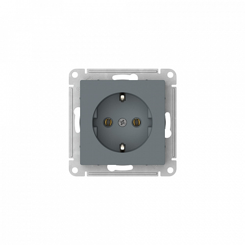 Systeme Electric AtlasDesign Грифель Розетка с заземлением, 16А, мех., быстрозажим. клем.
