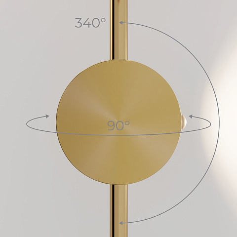 Бра Elektrostandard 40154/LED латунь 4000K