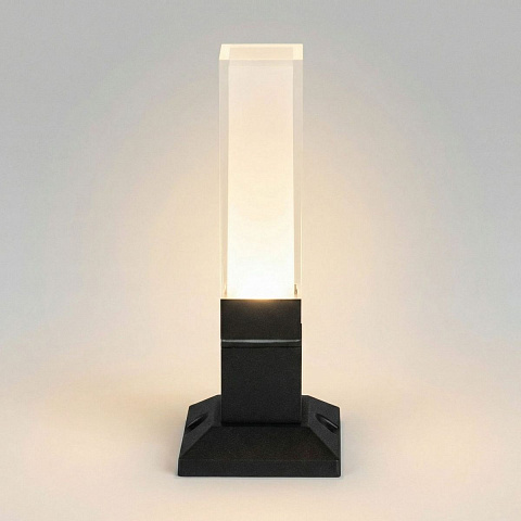 Ландшафтный светодиодный светильник Elektrostandarda 1536 TECHNO LED 3000K чёрный 072068
