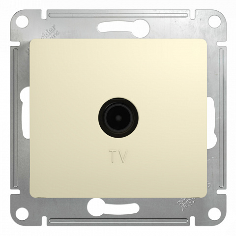 Systeme Electric Glossa Беж Розетка TV оконечная 4DB