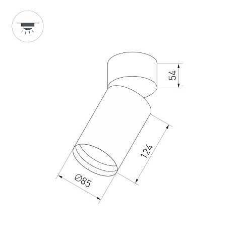 База накладная Arlight 024382(1)