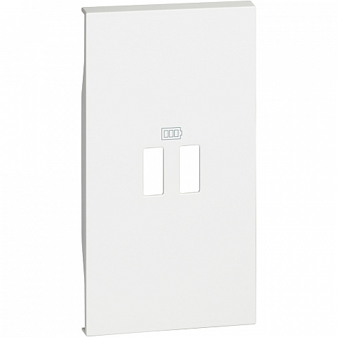 BT Living now Белый Лицевая панель для зарядных устройств USB 2 мод