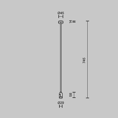 Стойка Maytoni TRA159C-S1-BS