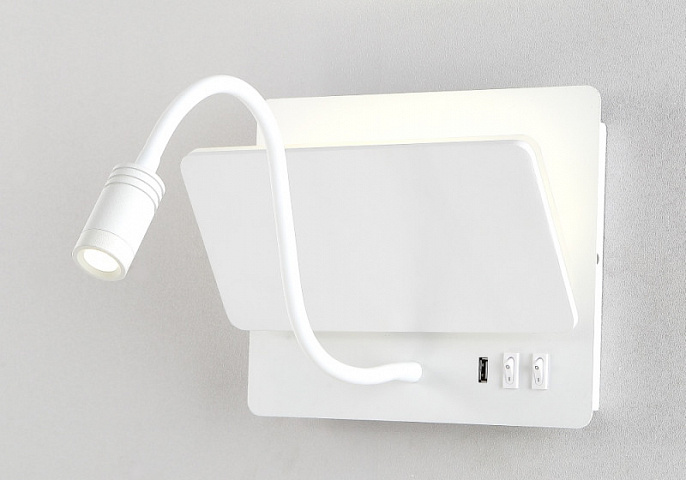 Бра Crystal Lux DUO AP9W LED WH