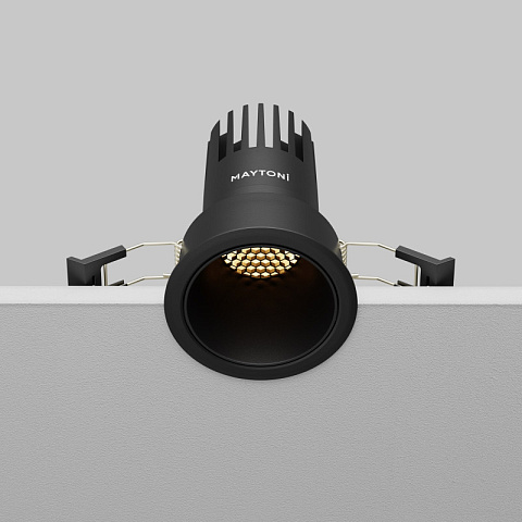 Встраиваемый светильник Maytoni DL116-10W-2.7K-B