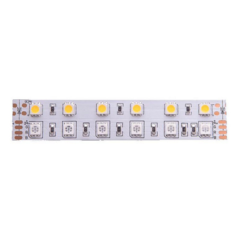 Светодиодная лента SWG 28,8W/m 120Led/m 5050SMD RGB/теплый белый 5M SWG5120-24-28.8-RGBWW-М 009256