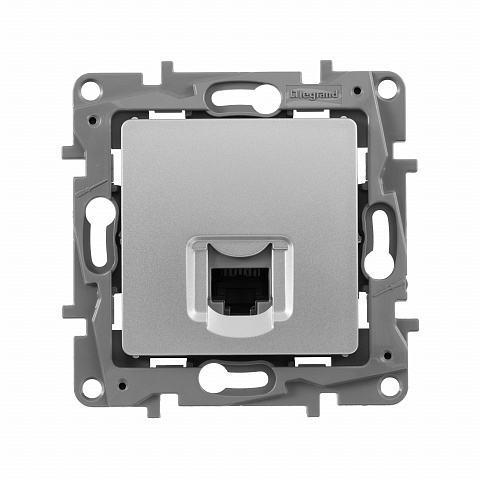 Legrand Etika Алюминий Розетка компьютерная RJ45, категория 5е UTP