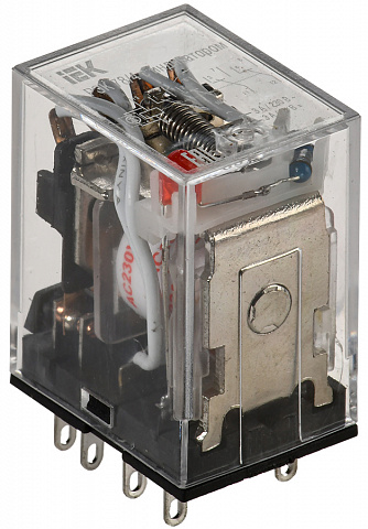IEK ONI Реле РЭК78/4(MY4) с индикацией 3А  230В АC