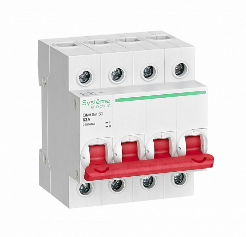 Systeme Electric City9 Set Выключатель нагрузки (ВН) 4P 63А 400В