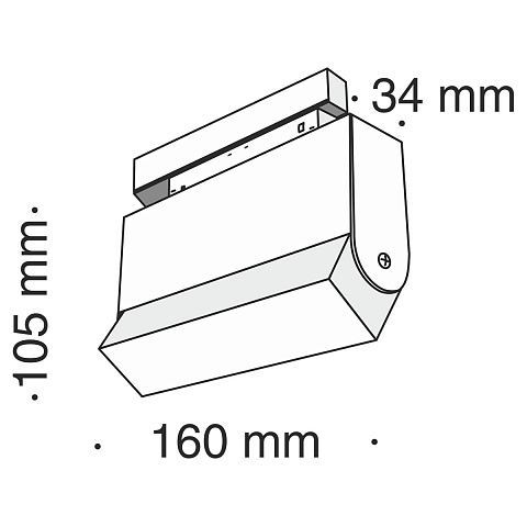 Светильник на шине Maytoni TR013-2-10W3K-B