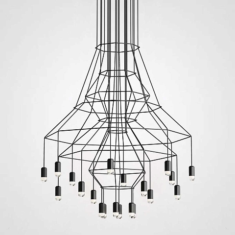 Подвесная люстра Imperium Loft Vibia Wireflow 75118-22