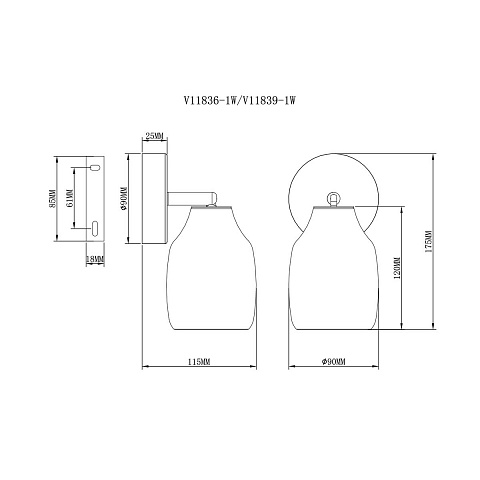 Спот Moderli V11839-1W